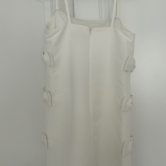Sleeveless Square-Neck Side-Bow White Mini Dress NWT  Sachin + Babi Medium - Picture 7 of 7